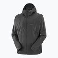 Men's Windbreaker Jacket Salomon Outwind Full Zip deep black 7