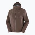 Men's running jacket Salomon Bonatti Waterproof coffee bean 7
