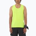Men's running top Salomon Sense Aero Singlet GFX acid lime