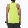 Men's running top Salomon Sense Aero Singlet GFX acid lime 2