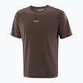 Men's running top Salomon Shakeout Core cofee bean 3