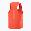 Women's running top Salomon Sense Aero Short Tank fiery red 5