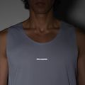 Men's running top Salomon Sense Aero Singlet GFX trade winds 6