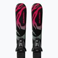 Kids’ downhill skis with bindings Salomon QST Jr Black XS + C5 GW black/neon punch 5