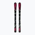 Kids’ downhill skis with bindings Salomon QST Jr Black S + C5 GW black/neon punch