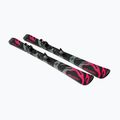 Kids’ downhill skis with bindings Salomon QST Jr Black S + C5 GW black/neon punch 4