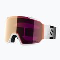 Ski goggles Salomon S/View 3 S2 white/ml lruby