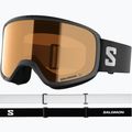 Children's ski goggles Salomon Rio S2 black/flash tonic orange 2