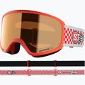 Children's ski goggles Salomon Rio S2 cherry tomato/flash tonic orange 2