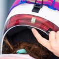 Children's ski helmet Salomon Equipe Fis + Chinguard Jr white/race blue 9