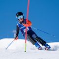 Children's ski helmet Salomon Equipe Fis + Chinguard Jr black/flames 8