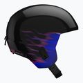 Children's ski helmet Salomon Equipe Fis Jr black/flames 3