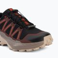 Men's running shoes Salomon Speedcross Peak GTX black/oxford tan 7