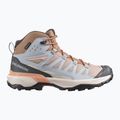 Women's trekking boots Salomon X Ultra 360 MID GTX oxford tan/pearl blue 2