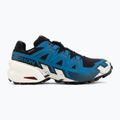 Men's running shoes Salomon Speedcross 6 GTX black/mykonos blue 2