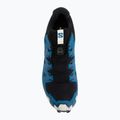 Men's running shoes Salomon Speedcross 6 GTX black/mykonos blue 5