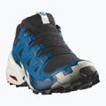 Men's running shoes Salomon Speedcross 6 GTX black/mykonos blue 2