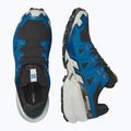 Men's running shoes Salomon Speedcross 6 GTX black/mykonos blue 3