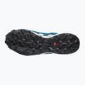 Men's running shoes Salomon Speedcross 6 GTX black/mykonos blue 4