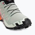 Women's running shoes Salomon Speedcross 6 GTX Icon black/green milieu 7
