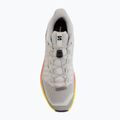 Men's running shoes Salomon Genesis 2 gray violet/safety yellow 5