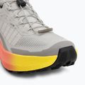 Men's running shoes Salomon Genesis 2 gray violet/safety yellow 7