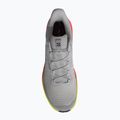 Women's running shoes Salomon Genesis 2 gray violet/safety yellow 3