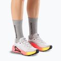 Women's running shoes Salomon Genesis 2 gray violet/safety yellow 6