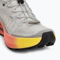 Women's running shoes Salomon Genesis 2 gray violet/safety yellow 7