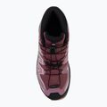Children's hiking boots Salomon XA Pro Mid Waterproof nocturne/dusky orchid 5