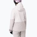 Women's ski jacket Salomon Highland white sand/silver cloud 2