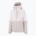 Women's ski jacket Salomon Highland white sand/silver cloud 7