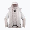 Women's ski jacket Salomon Highland white sand/silver cloud 8