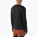 Men's running longsleeve Salomon Sense Aero GFX Tee LS deep black/black beauty 2