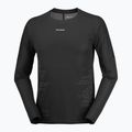Men's running longsleeve Salomon Sense Aero GFX Tee LS deep black/black beauty 4