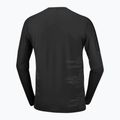 Men's running longsleeve Salomon Sense Aero GFX Tee LS deep black/black beauty 5