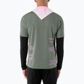 Men's running shirt Salomon Sense Aero GFX Tee SS castor gray/pink frosting 2