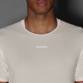 Men's running shirt Salomon Sense Aero GFX Tee SS whisper white/raind day/bright white 4