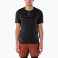 Men's running shirt Salomon Sense Aero GFX Tee SS deep black/black beauty