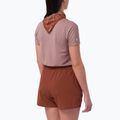 Women's running shirt Salomon Sense Aero GFX Tee SS antler/chocolate fondant 2