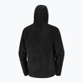 Men's fleece sweatshirt Salomon Thernova Fleece Hoodie deep black 7