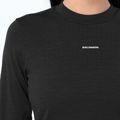 Women's running longsleeve Salomon Sense Merino Tee LS deep black 3