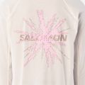 Men's running longsleeve Salomon Shakeout Core Tee GFX LS whisper white/pink frosting 3