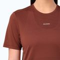 Women's running shirt Salomon Shakeout Core SS Tee burnt umber 3