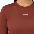 Women's running longsleeve Salomon Shakeout Core LS Tee burnt umber 3