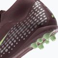 Children's football boots Nike Zoom Superfly 10 Academy Kylian Mbappe AG plum eclipse/metallic silver 6