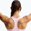 Training bra Nike Swoosh Medium Support pink foam/stone mauve/white 4