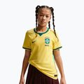 Children's football shirt Nike Brazil 2026 Stadium Home Soccer Replica canary/light menta/geode teal