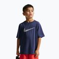 Children's T-shirt Nike Multi Dri-Fit midnight navy/white