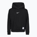 Children's sweatshirt Nike Pro Dri-Fit Pullover Hoodie black/white 8